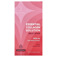 Essential Collagen Solution, желейные стики с коллагеном, гранат, 10 стиков по 20 г (0,7 унции) — Everydaze