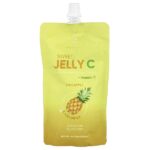Sweet Jelly C, желе из конжака на растительной основе, ананас, 150 мл (5,07 жидк. Унции) — Everydaze