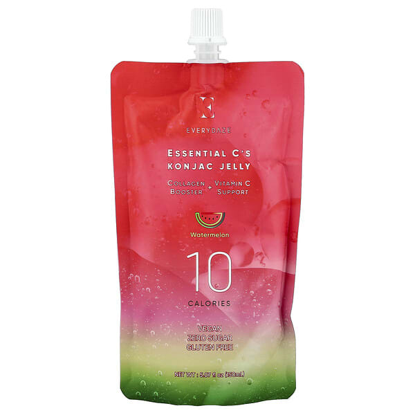 daz53567_v_12.jpg Essential C's Konjac Jelly, арбуз, 150 мл (5,07 жидк. унц.) — Everydaze