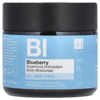 Антиоксидантное увлажняющее средство для тела Blueberry Superfood, для всех типов кожи, 60 мл (2 жидк. Унции) — Dr. Botanicals