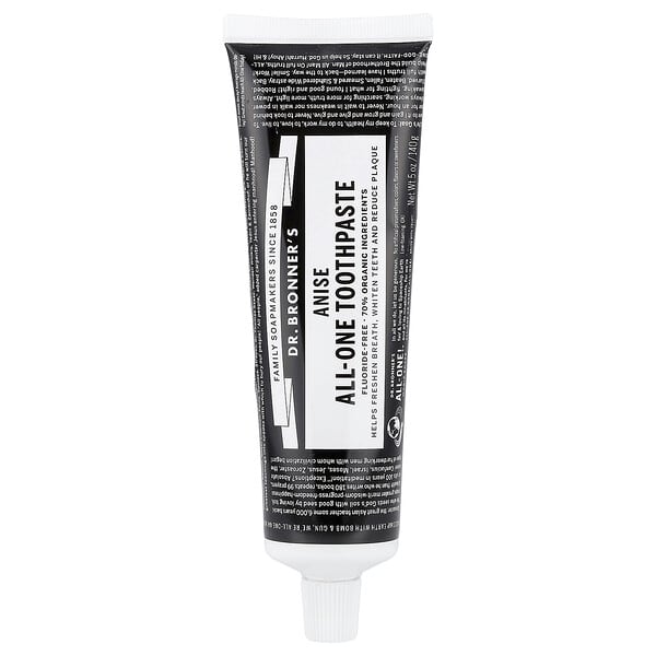 dbr50076_v_36.jpg All-One Toothpaste, анис, 140 г (5 унций) — Dr. Bronner's