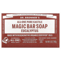 All-One Pure-Castile Magic кусковое мыло, эвкалипт, 140 г (5 унций) — Dr. Bronner's