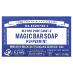 All-One Pure-Castile Magic кусковое мыло, перечная мята, 140 г (5 унций) — Dr. Bronner's