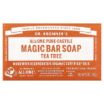 All-One Pure-Castile Magic кусковое мыло, чайное дерево, 140 г (5 унций) — Dr. Bronner's