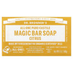 All-One Pure-Castile Magic кусковое мыло, цитрус, 140 г (5 унций) — Dr. Bronner's