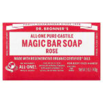 All-One Pure-Castile Magic кусковое мыло, роза, 140 г (5 унций) — Dr. Bronner's