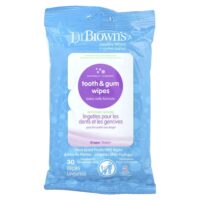 Салфетки для зубов и десен, с виноградом, 30 салфеток — Dr. Brown's