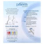 Natural Flow®, Anti-colic Options+™, бутылочка для детей от 0 месяцев, 3 шт. по 120 мл (4 унции) — Dr. Brown's — изображение 2