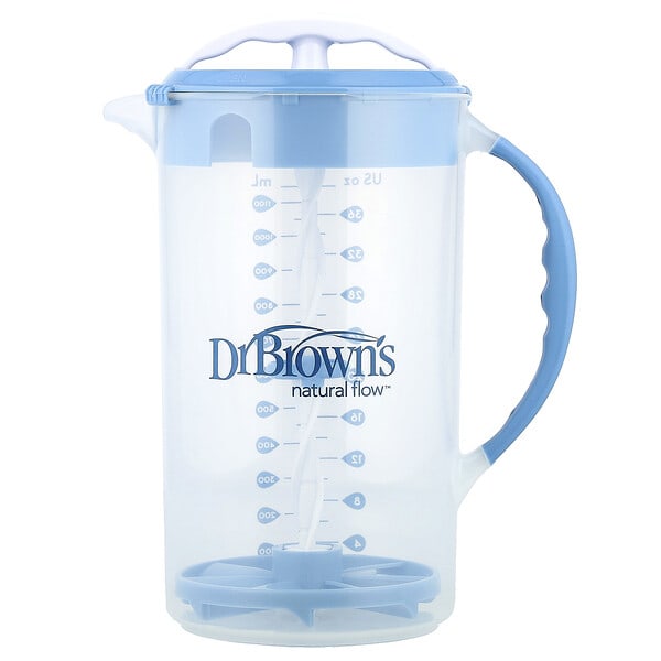 dbw32593_v_20.jpg Кувшин для смешивания формул, синий, 1000 мл (32 унции) — Dr. Brown's