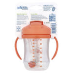 Baby's 1st Straw Cup, от 6 месяцев, коралловый, 270 мл (9 унций) — Dr. Brown's — изображение 2