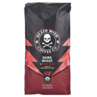 Цельные бобы, темная обжарка, 454 г (16 унций) — Death Wish Coffee
