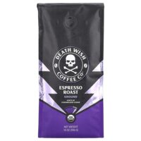 Молотый, обжаренный эспрессо, 396 г (14 унций) — Death Wish Coffee