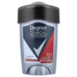 Clinical Protection, дезодорант-антиперспирант, мягкий твёрдый, Sport Strength, 48 г (1,7 унции) — Degree