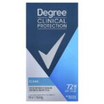 Clinical Protection, дезодорант-антиперспирант, мягкий твёрдый, чистый, 48 г (1,7 унции) — Degree — изображение 2