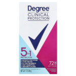 Clinical Protection, защита 5 в 1, дезодорант-антиперспирант, мягкое твердое вещество, 48 г (1,7 унции) — Degree — изображение 2