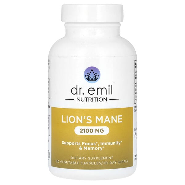 dem95626_v_32.jpg ежовик гребенчатый, 90 растительных капсул — Dr. Emil Nutrition