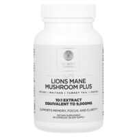 Elite, ежовик гребенчатый, гриб, плюс, 60 капсул — Dr. Emil Nutrition