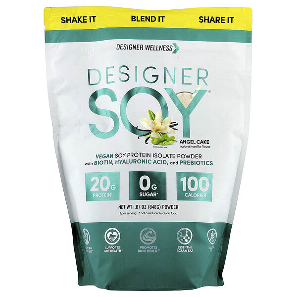 dep00030_v_2.jpg Designer Soy®, порошок из сои, со вкусом бисквитного торта, 848 г (1,87 унции) — Designer Wellness