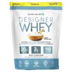 Designer Whey, натуральный 100%-ный сывороточный белок, чистый без вкуса, 908 г — Designer Wellness
