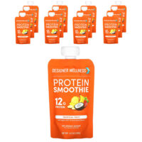 Протеиновый смузи, тропические фрукты, 12 пакетиков, 120 г (4,2 унции) — Designer Wellness