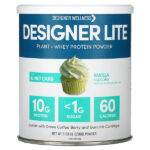 Lite Protein, низкокалорийный натуральный протеин, ванильный кекс, 9,03 унц. (256 г) — Designer Wellness