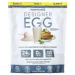 Designer Egg®, многофункциональный протеиновый порошок из цельного яйца, классическая ваниль, 352 г (12,4 унции) — Designer Wellness