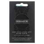 Dermasuri, рукавица для глубокого отшелушивания, скраб для бороды, 1 рукавица