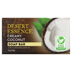 Мыло, кремовый кокос, 5 унций (142 г) — Desert Essence