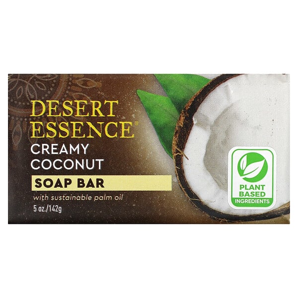 des31209_v_54.jpg Мыло, кремовый кокос, 5 унций (142 г) — Desert Essence