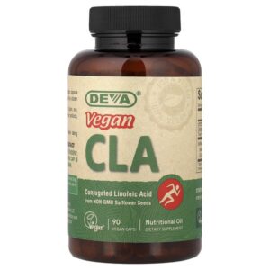 веганская КЛК, 90 веганских капсул (700 мг в 1 капсуле) — Deva