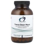 Мультивитамины Twice Daily, 120 вегетарианских капсул — Designs For Health