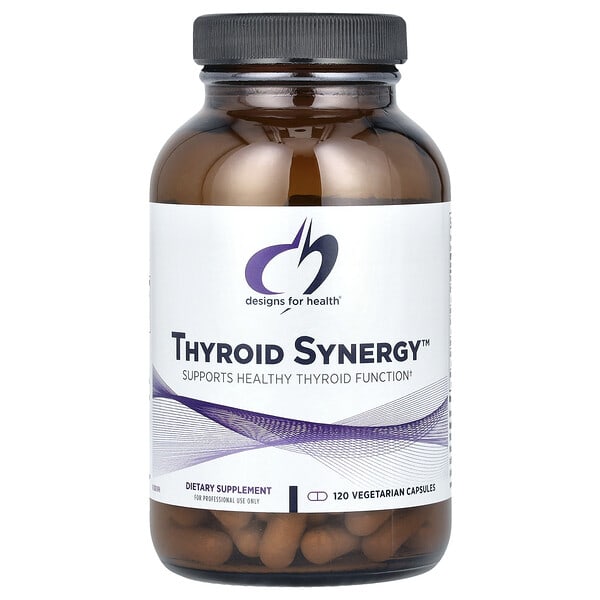 dfh00093_v_8.jpg Thyroid Synergy™, 120 вегетарианских капсул — Designs For Health