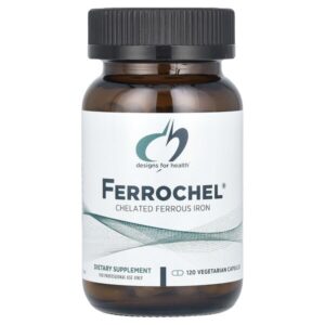Ferrochel®, 120 вегетарианских капсул (27 мг в 1 капсуле) — Designs For Health
