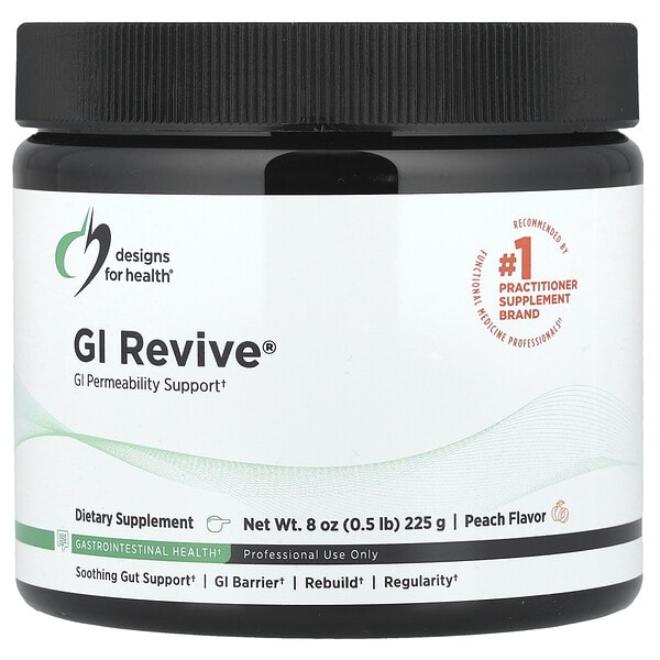 dfh00142_v_32.jpg GI Revive®, со вкусом персика, 225 г (8 унций) — Designs For Health