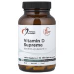 Vitamin D Supreme с витаминами K1 и K2, 180 вегетарианских капсул — Designs For Health