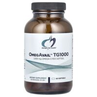OmegAvail™ TG1000, 60 мягких таблеток — Designs For Health