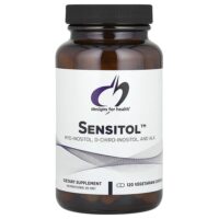 Sensitol™, мио-инозитол, D-хироинозитол и АЛК, 120 вегетарианских капсул — Designs For Health