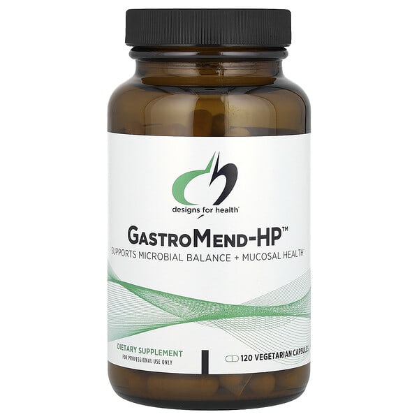 dfh00556_v_8.jpg GastroMend-HP™, 120 вегетарианских капсул — Designs For Health