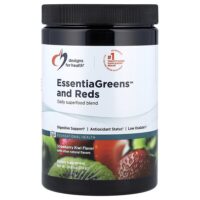 EssentiaGreens™ и красные фрукты, со вкусом клубники и киви, 310 г (10,9 унции) — Designs For Health