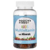 мультивитамины с минералами для детей, фруктовый вкус, 120 жевательных таблеток — Doctor's Finest