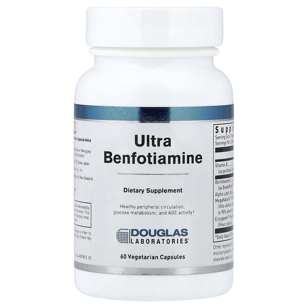 dgl03928_v_10.jpg Ultra Benfotiamine, 60 Vegetarian Capsules — Douglas Laboratories