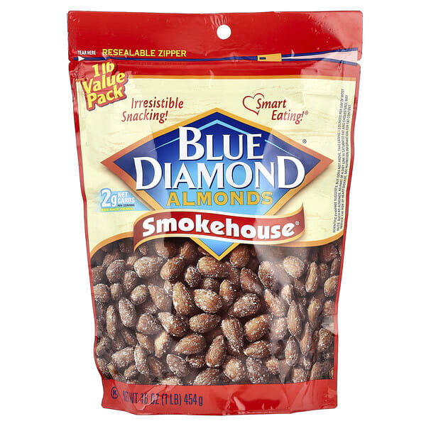 dia03083_v_6.jpg Smokehouse®, миндаль, 454 г (16 унций) — Blue Diamond