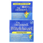 TN Dickinson's® Witch Hazel®, очищающие салфетки, без отдушек, 60 очищающих салфеток — Dickinson Brands — изображение 2