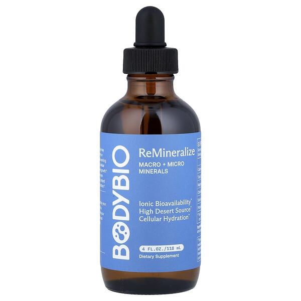 dio58956_v_24.jpg Remineralize, макро-и микроминералы, 118 мл (4 жидк. Унции) — BodyBio