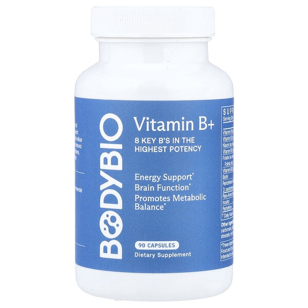 dio89810_v_24.jpg витамин B+, 90 капсул — BodyBio