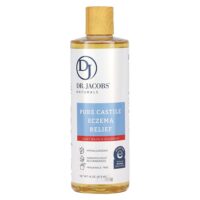 Pure Castile Eczema Relief, детский шампунь и гель для душа, без отдушек, 473 мл (16 унций) — Dr. Jacobs Naturals