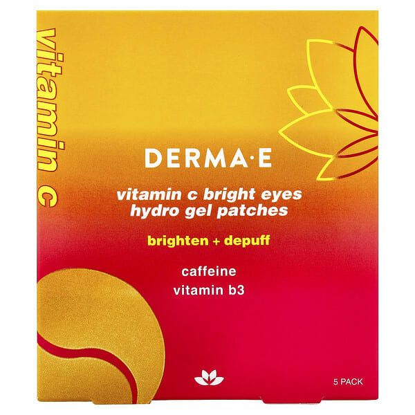 dme00354_v_18.jpg Гидрогелевые патчи с витамином C Bright, для всех типов кожи, 5 упаковок — DERMA E