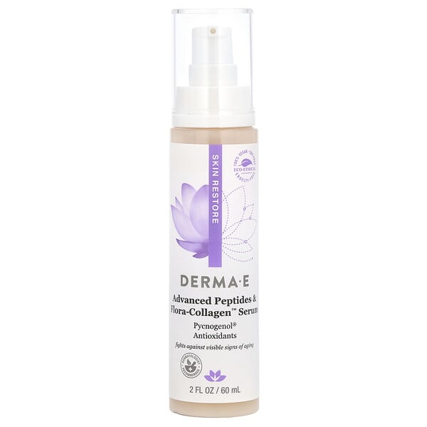 dme00725_v_35.jpg Advanced Peptides & Flora, сыворотка с коллагеном, 60 мл (2 жидк. унции) — DERMA E