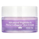 Advanced Peptides & Flora, крем для области вокруг глаз с коллагеном, 14 г (1/2 унции) — DERMA E