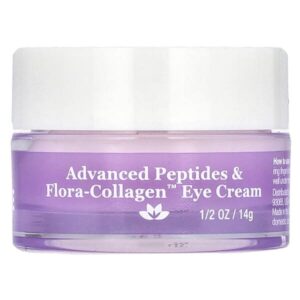 Advanced Peptides & Flora, крем для области вокруг глаз с коллагеном, 14 г (1/2 унции) — DERMA E